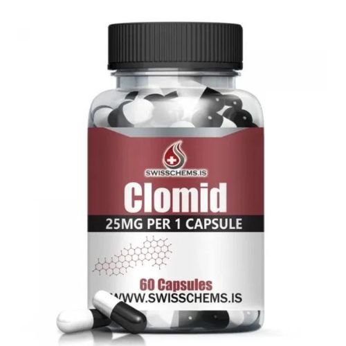 Clomid Clomifene Clomiphene 1500mg-25mg 60 Capsules in Pakistan