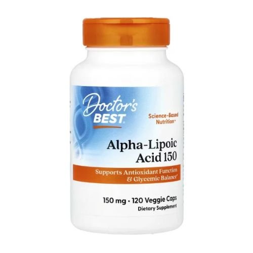 Doctor's Best, Alpha-Lipoic Acid 150, 150 mg, 120 Veggie Caps in Pakistan