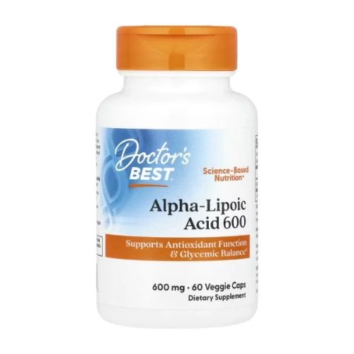 Doctor's Best, Alpha-Lipoic Acid 600, 600 mg, 60 Veggie Caps in Pakistan