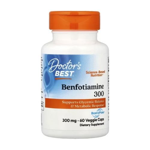 Doctor's Best, Benfotiamine 300, 300 mg, 60 Veggie Caps in Pakistan