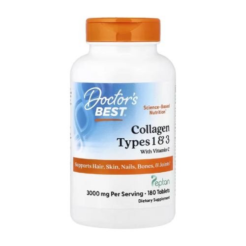 Doctor's Best, Collagen Types 1 & 3 with Vitamin C, 180 Tablets in Pakistan