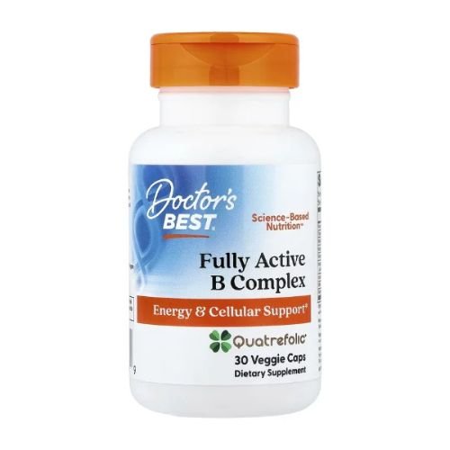 Doctor's Best, Fully Active B Complex with Quatrefolic®, 30 Veggie Caps in Pakistan