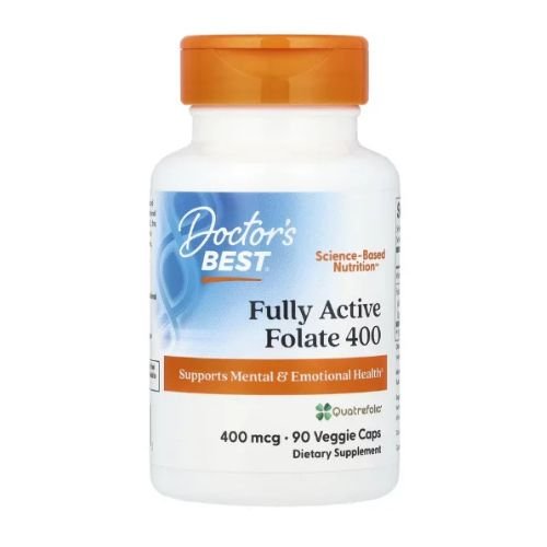 Doctor's Best, Fully Active Folate 400, 400 mcg, 90 Veggie Caps in Pakistan