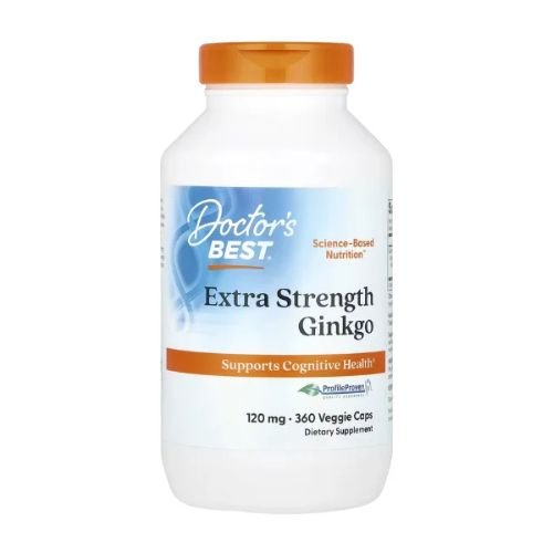 Doctor's Best, Ginkgo, 120 mg, 360 Veggie Caps in Pakistan