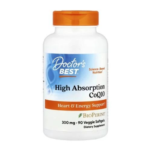 Doctor's Best, High Absorption CoQ10, 300 mg, 90 Veggie Softgels in Pakistan