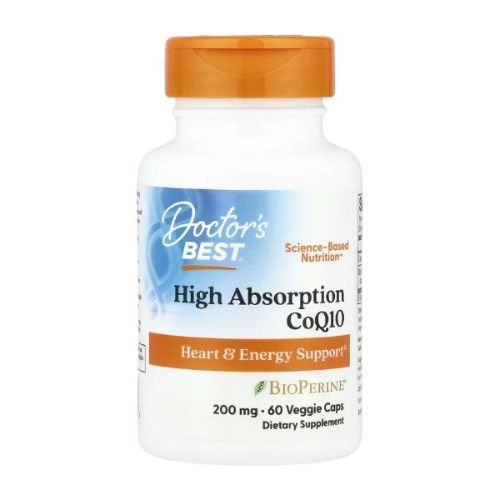 Doctor's Best, High Absorption CoQ10 with BioPerine®, 60 Caps in Pakistan