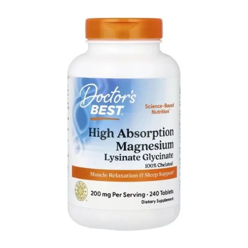 Doctor's Best, High Absorption Magnesium Lysinate Glycinate, Chelated, Albion® TRAACS®, 240 Tablets In Pakistan