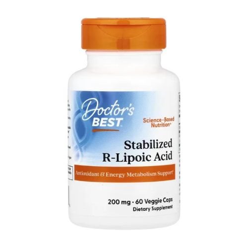 Doctor's Best, Stabilized R-Lipoic Acid, 200 mg, 60 Veggie Caps in Pakistan