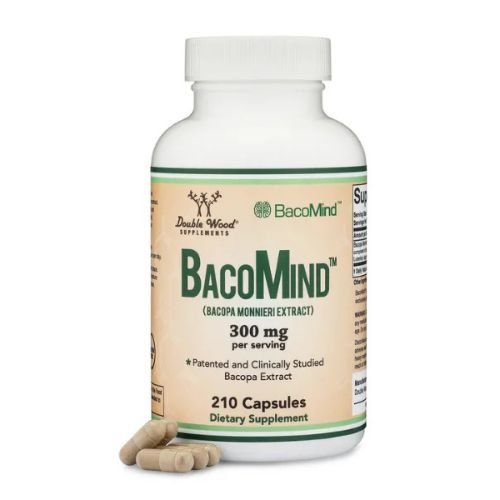 Double Wood Supplements, Baco Mind™ Bacopa Extract, 300 mg, 210 Capsules in Pakistan