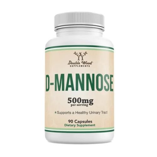 Double Wood Supplements, D-Mannose, 500 mg, 90 Capsules in Pakistan
