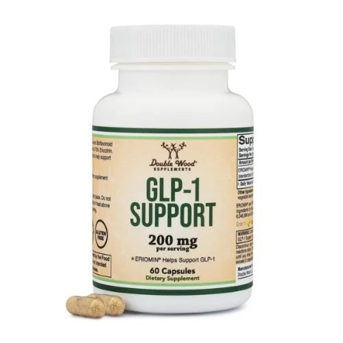 Double Wood Supplements, GLP-1 Support, 200 mg, 60 Capsules in Pakistan