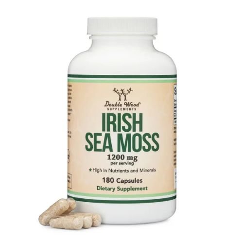 Double Wood Supplements, Irish Sea Moss, 1200 mg, 180 Capsules in Pakistan
