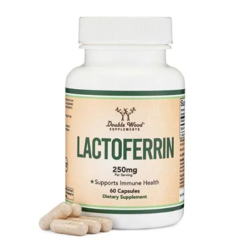 Double Wood Supplements, Lactoferrin, 250 mg, 60 Capsules in Pakistan