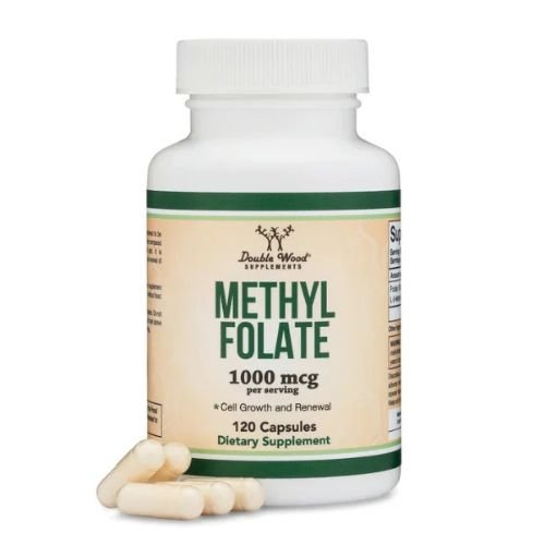Double Wood Supplements, Methyl Folate, 1000 mcg, 120 Capsules in Pakistan