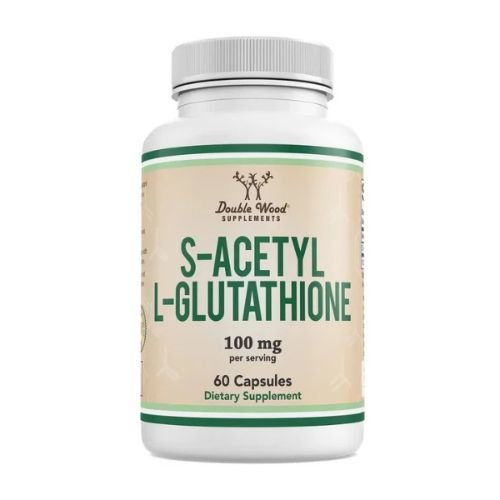 Double Wood Supplements, S-Acetyl L-Glutathione, 100 mg, 60 Capsules in Pakistan