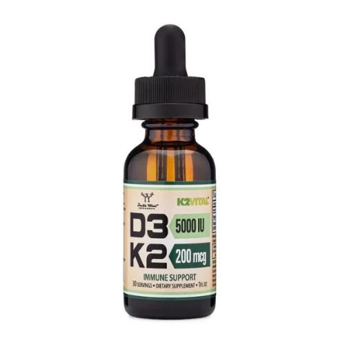 Double Wood Supplements, Vitamin D3 + K2 Liquid Drops, 200 mcg in Pakistan